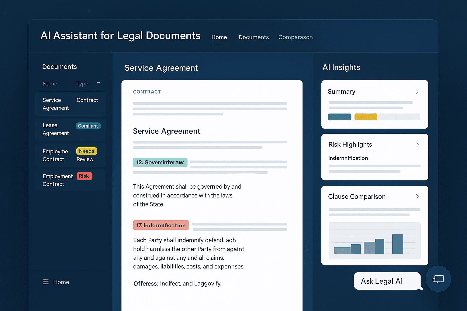 Asisten AI untuk Dokumen Hukum
